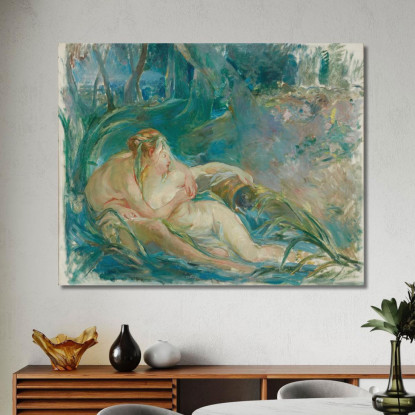Apollo Rivela La Sua Divinità Alla Pastorella Issé (Dopo François Boucher) Berthe Morisot bmr3 quadro stampato su tela