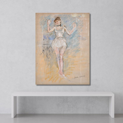 Danzatrice Sulla Corda Berthe Morisot bmr7 quadro stampato su tela