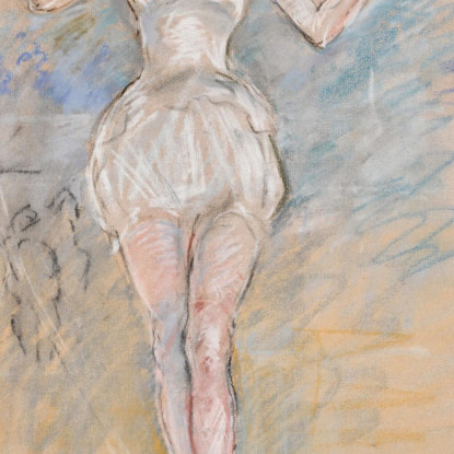 Danzatrice Sulla Corda Berthe Morisot bmr7 quadro stampato su tela
