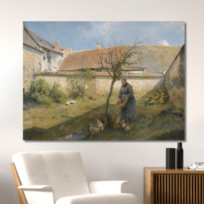 In Campagna Carl Larsson clr2 quadro stampato su tela