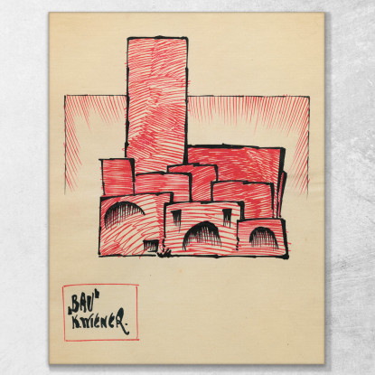 Costruire Karl Wiener kwn66 quadro stampato su tela