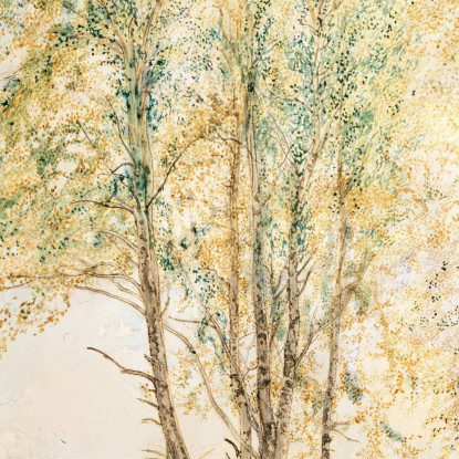 Sotto Le Betulle Carl Larsson clr8 quadro stampato su tela