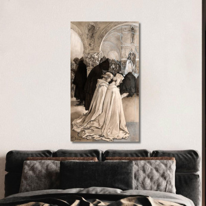 Illustrazione Per Singoalla – Il Vento È Il Mio Amante Di Viktor Rydberg Carl Larsson clr26 quadro stampato su tela