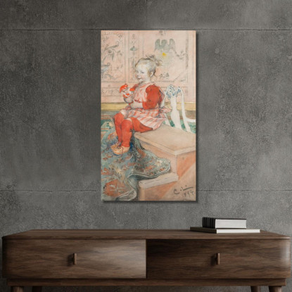 Lisbeth Carl Larsson clr34 quadro stampato su tela