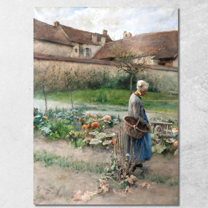 Ottobre Carl Larsson clr40 quadro stampato su tela