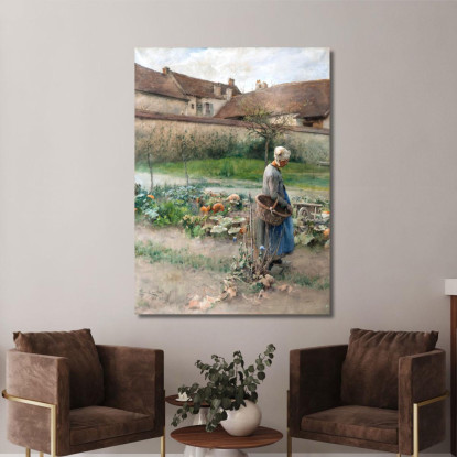 Ottobre Carl Larsson clr40 quadro stampato su tela