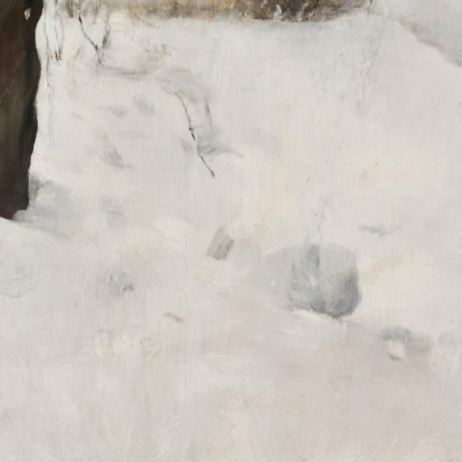 Pittore All'Aria Aperta – Motivo Invernale Da Åsögatan 145 Stoccolma Carl Larsson clr41 quadro stampato su tela