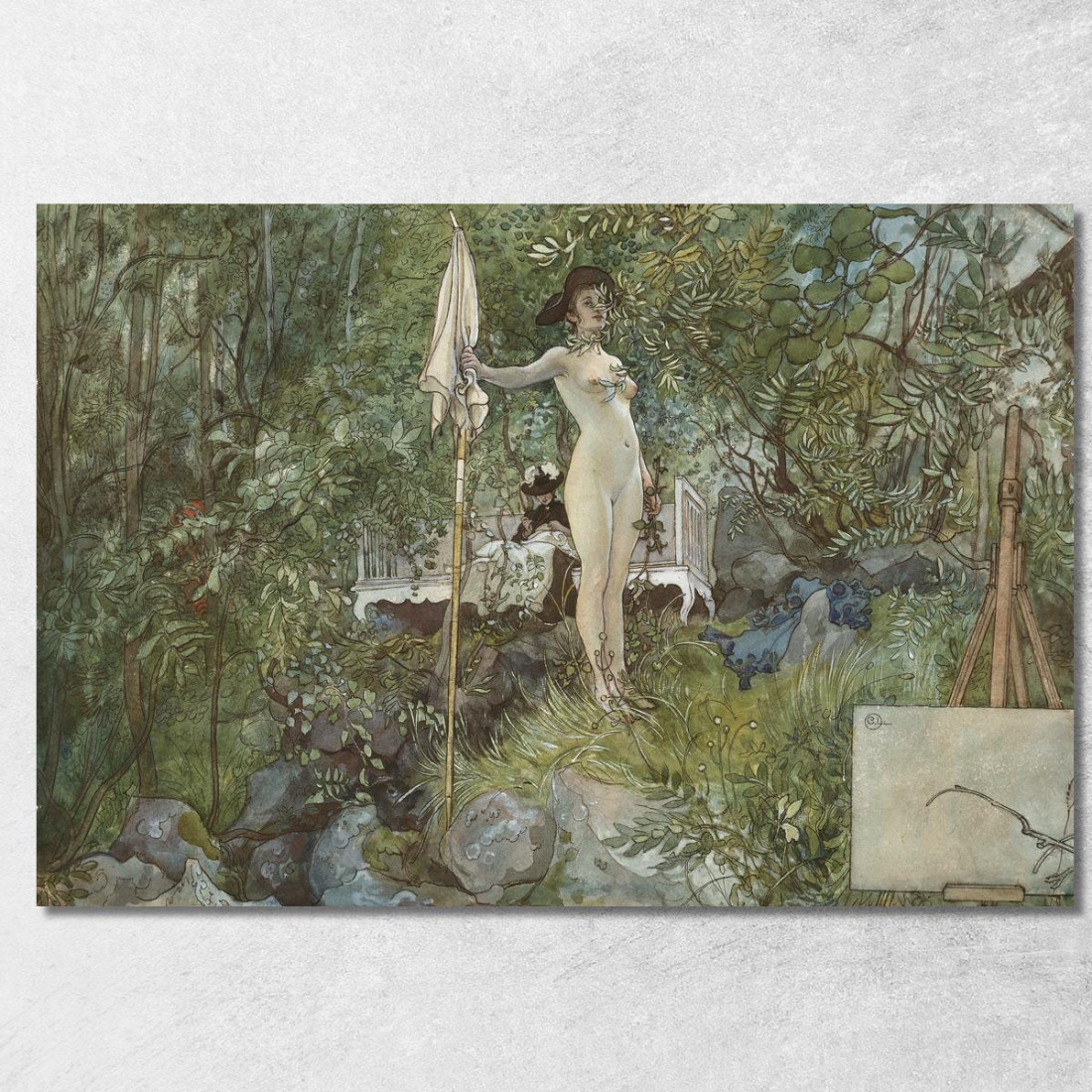 Studio All'Aria Aperta Carl Larsson clr42 quadro stampato su tela