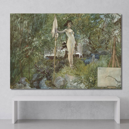 Studio All'Aria Aperta Carl Larsson clr42 quadro stampato su tela