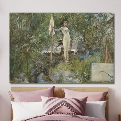 Studio All'Aria Aperta Carl Larsson clr42 quadro stampato su tela