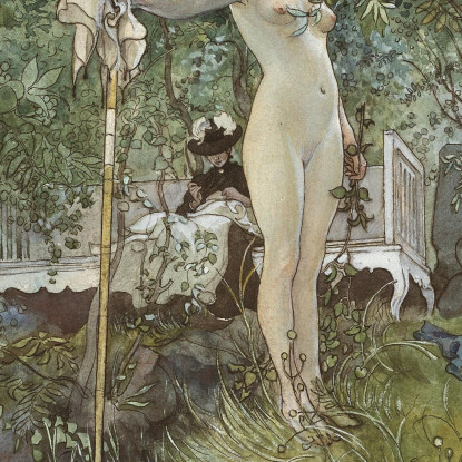 Studio All'Aria Aperta Carl Larsson clr42 quadro stampato su tela