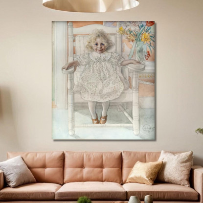 Ritratto Di Inga-Maria Thiel Carl Larsson clr43 quadro stampato su tela