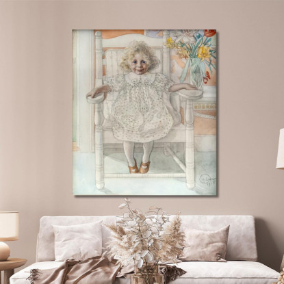 Ritratto Di Inga-Maria Thiel Carl Larsson clr43 quadro stampato su tela