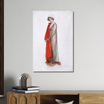 Rouge Et Noir (Titolo Originale Mantenuto) Carl Larsson clr49 quadro stampato su tela