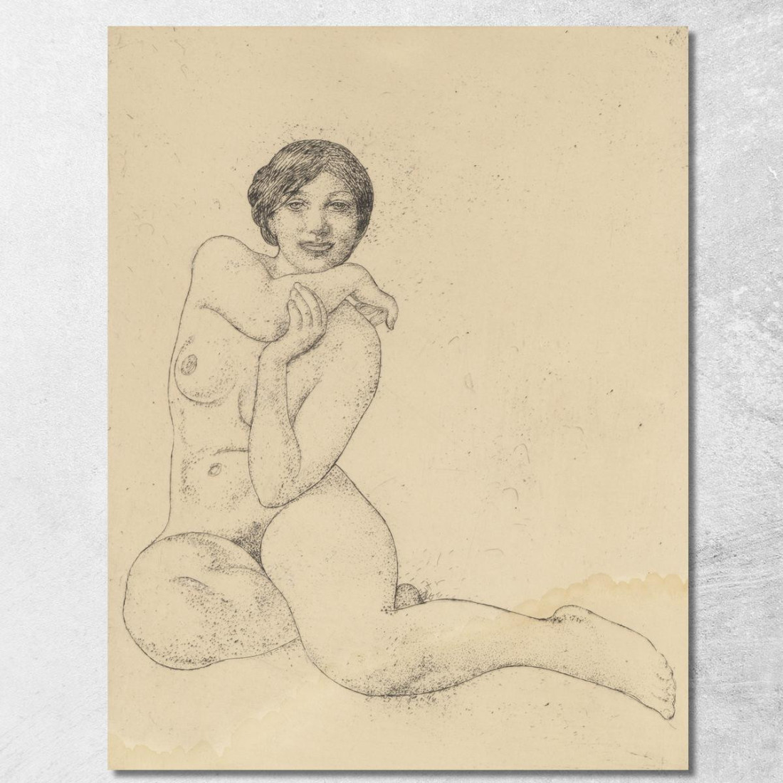 Modella Seduta Carl Larsson clr52 quadro stampato su tela