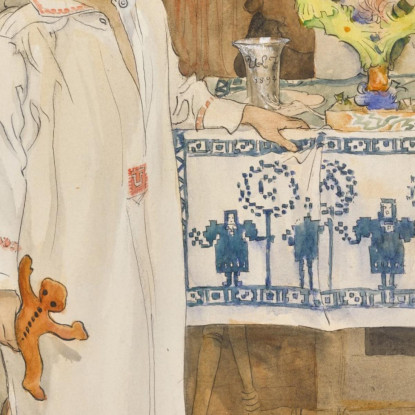 Ulf Carl Larsson clr58 quadro stampato su tela