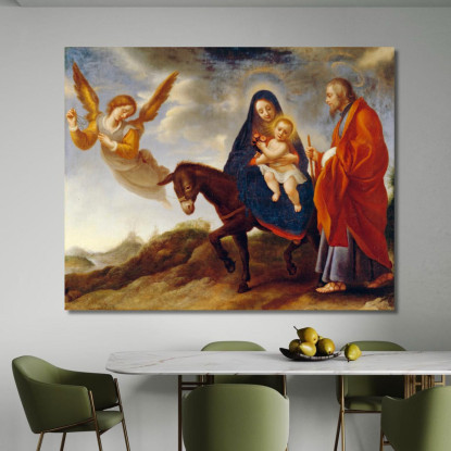 La Fuga In Egitto Carlo Dolci cdl9 quadro stampato su tela