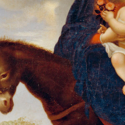 La Fuga In Egitto Carlo Dolci cdl9 quadro stampato su tela