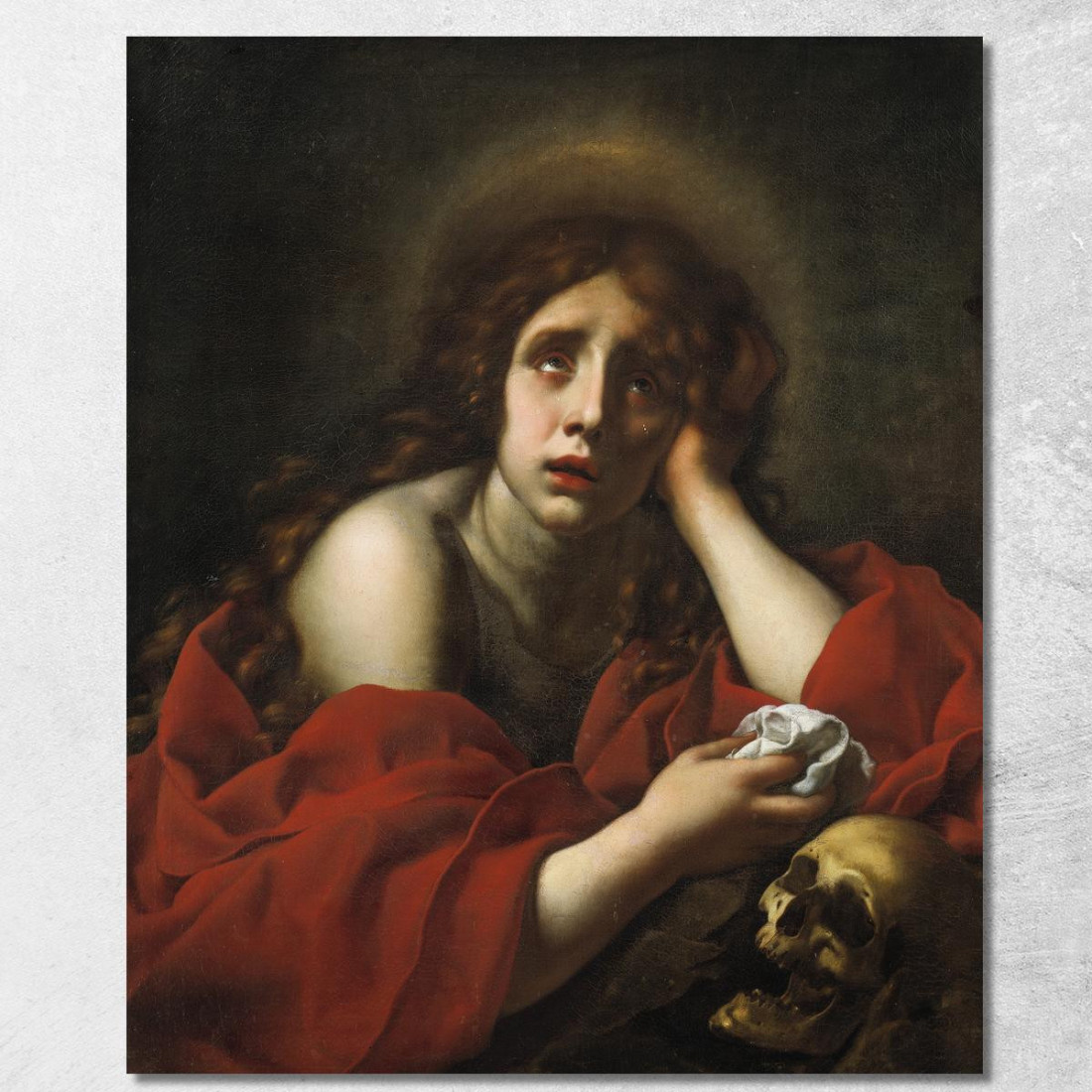 La Maddalena Penitente Carlo Dolci cdl11 quadro stampato su tela