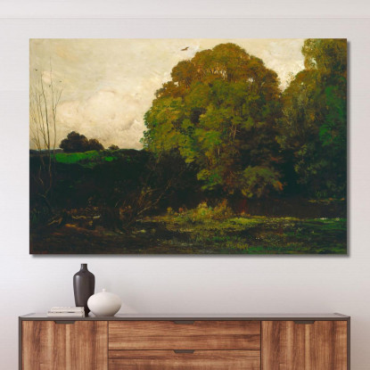 Uno Stagno Nel Morvan Charles François Daubigny cfd2 quadro stampato su tela