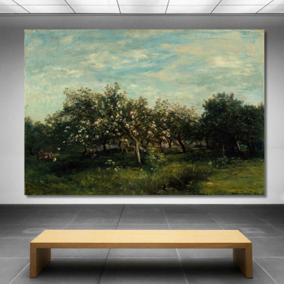 Fiori Di Melo Charles François Daubigny cfd4 quadro stampato su tela