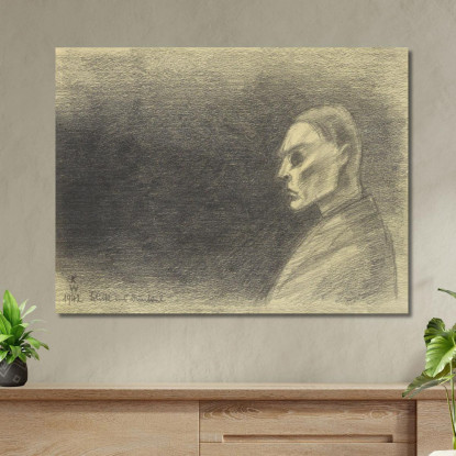 Guarda Nel Buio Karl Wiener kwn76 quadro stampato su tela