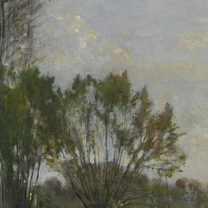 Le Sponde Dell'Oise Charles François Daubigny cfd47 quadro stampato su tela