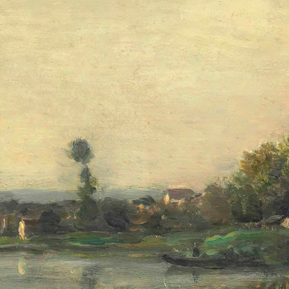 Le Sponde Dell'Oise Charles François Daubigny cfd49 quadro stampato su tela