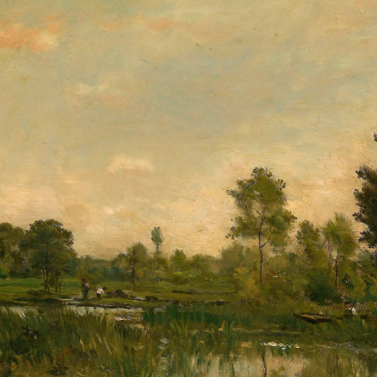 La Palude Charles François Daubigny cfd83 quadro stampato su tela