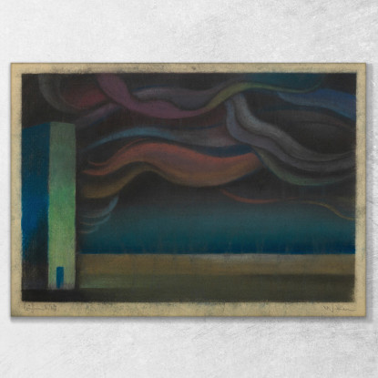 Scenografia Karl Wiener kwn85 quadro stampato su tela