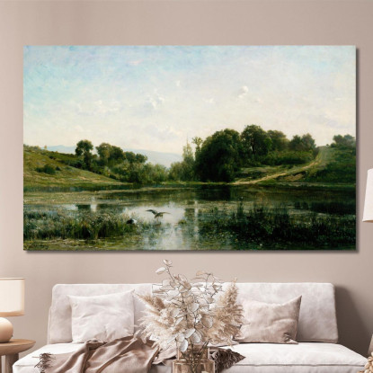 Gli Stagni Di Gylieu Charles François Daubigny cfd85 quadro stampato su tela