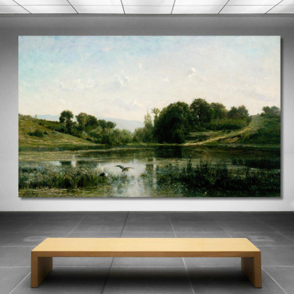 Gli Stagni Di Gylieu Charles François Daubigny cfd85 quadro stampato su tela
