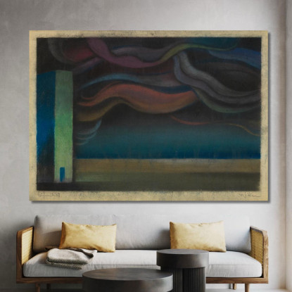 Scenografia Karl Wiener kwn85 quadro stampato su tela