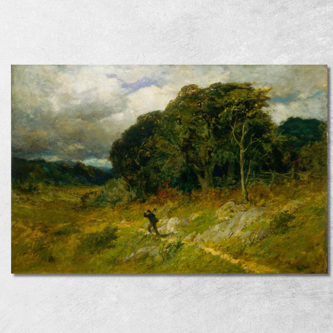 Tempesta In Arrivo Edward Mitchell Bannister emb1 quadro stampato su tela