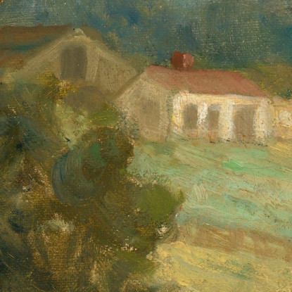 Verso Casa Edward Mitchell Bannister emb11 quadro stampato su tela