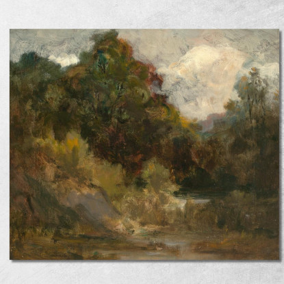 Paesaggio: Alberi Edward Mitchell Bannister emb13 quadro stampato su tela