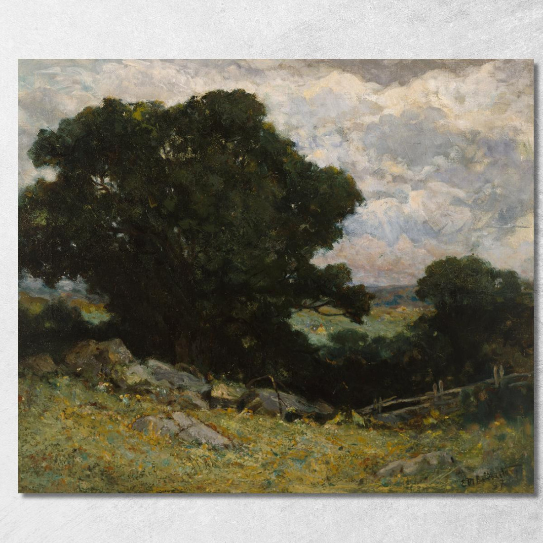 Paesaggio Edward Mitchell Bannister emb16 quadro stampato su tela