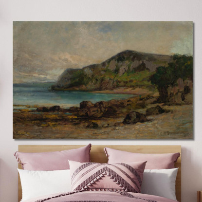 Rocce A Newport Edward Mitchell Bannister emb23 quadro stampato su tela