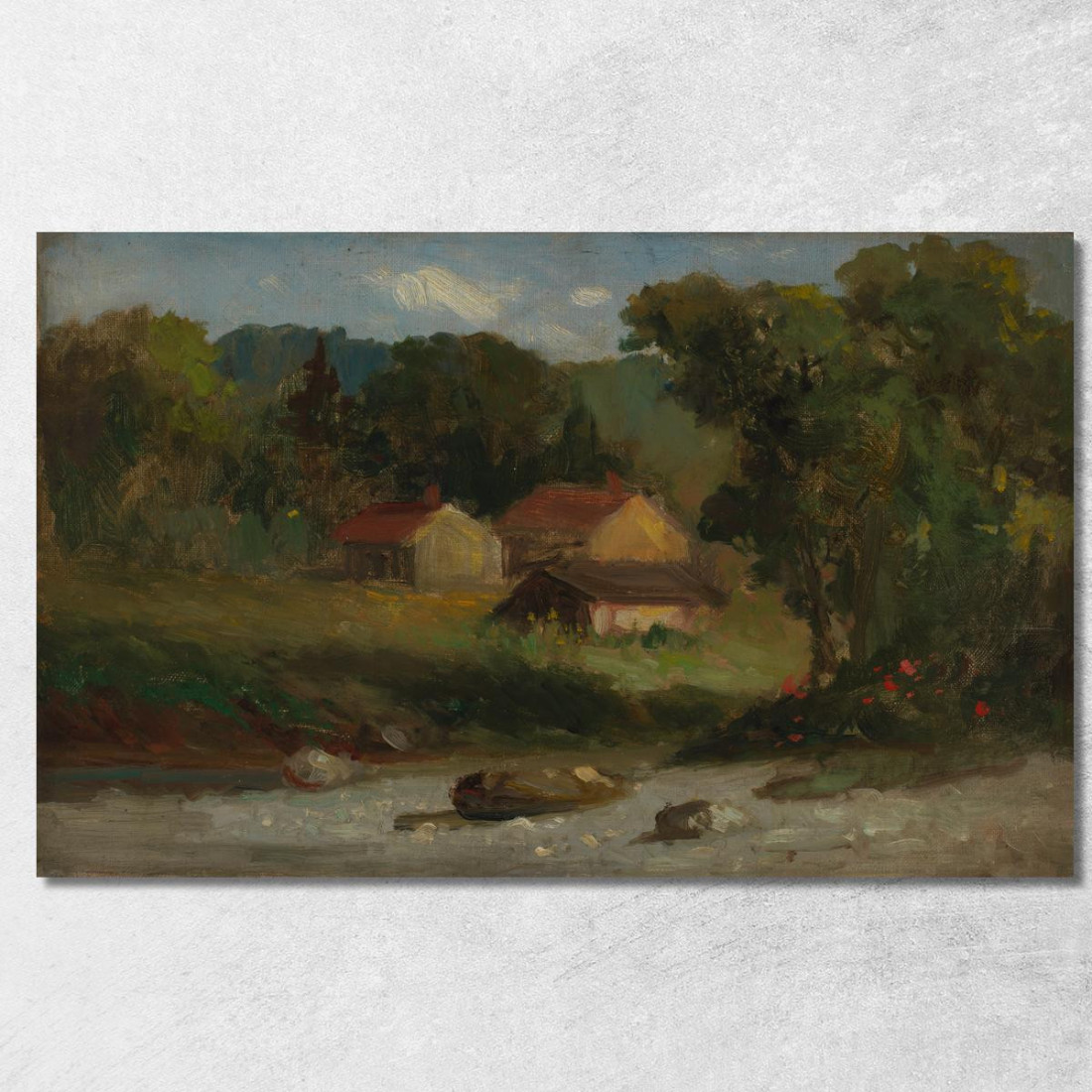 Fattoria Rocciosa Newport Edward Mitchell Bannister emb24 quadro stampato su tela