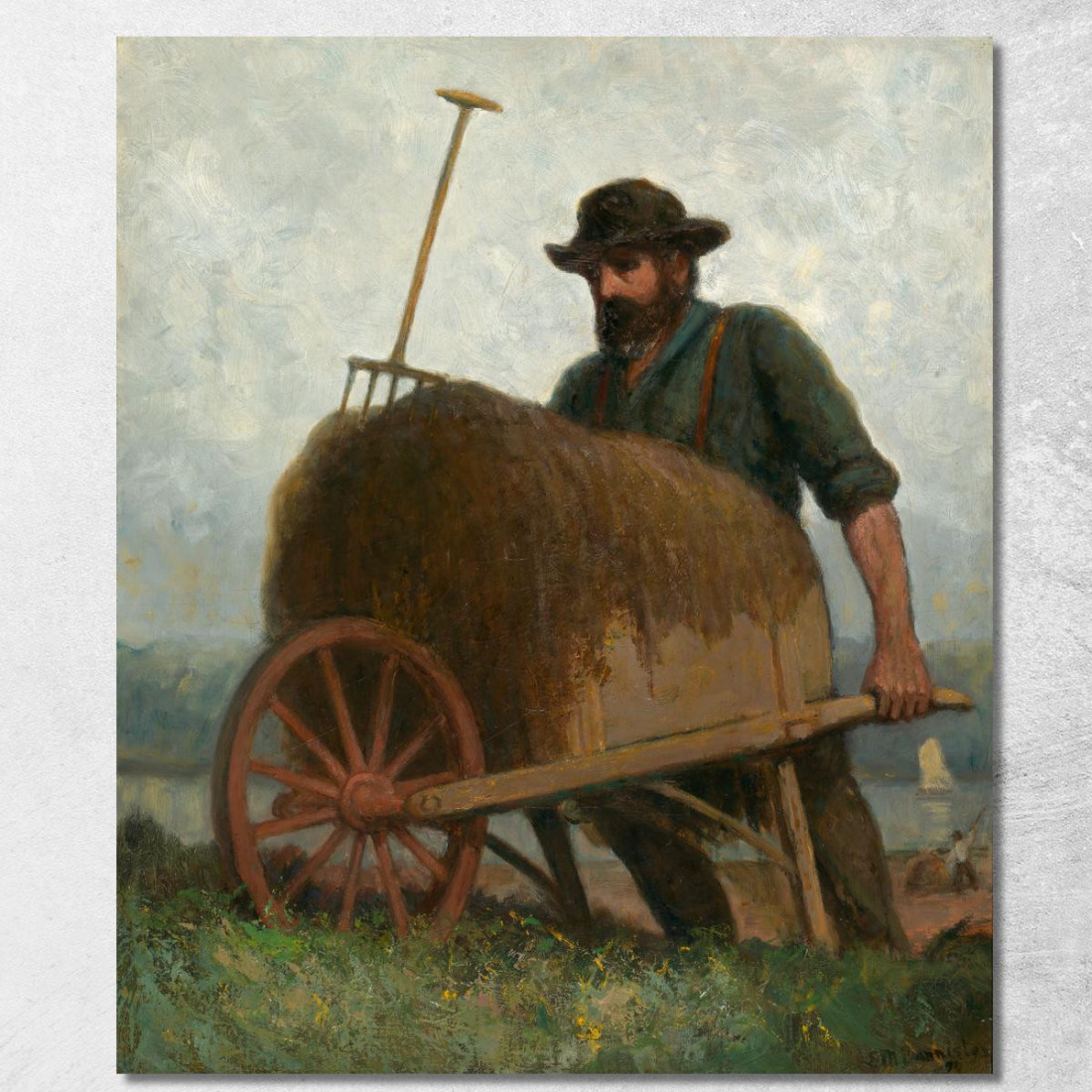 Raccoglitori Di Alghe Edward Mitchell Bannister emb26 quadro stampato su tela