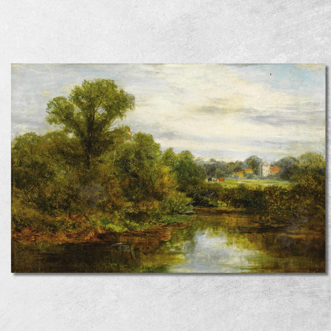 Estate Edward Mitchell Bannister emb29 quadro stampato su tela