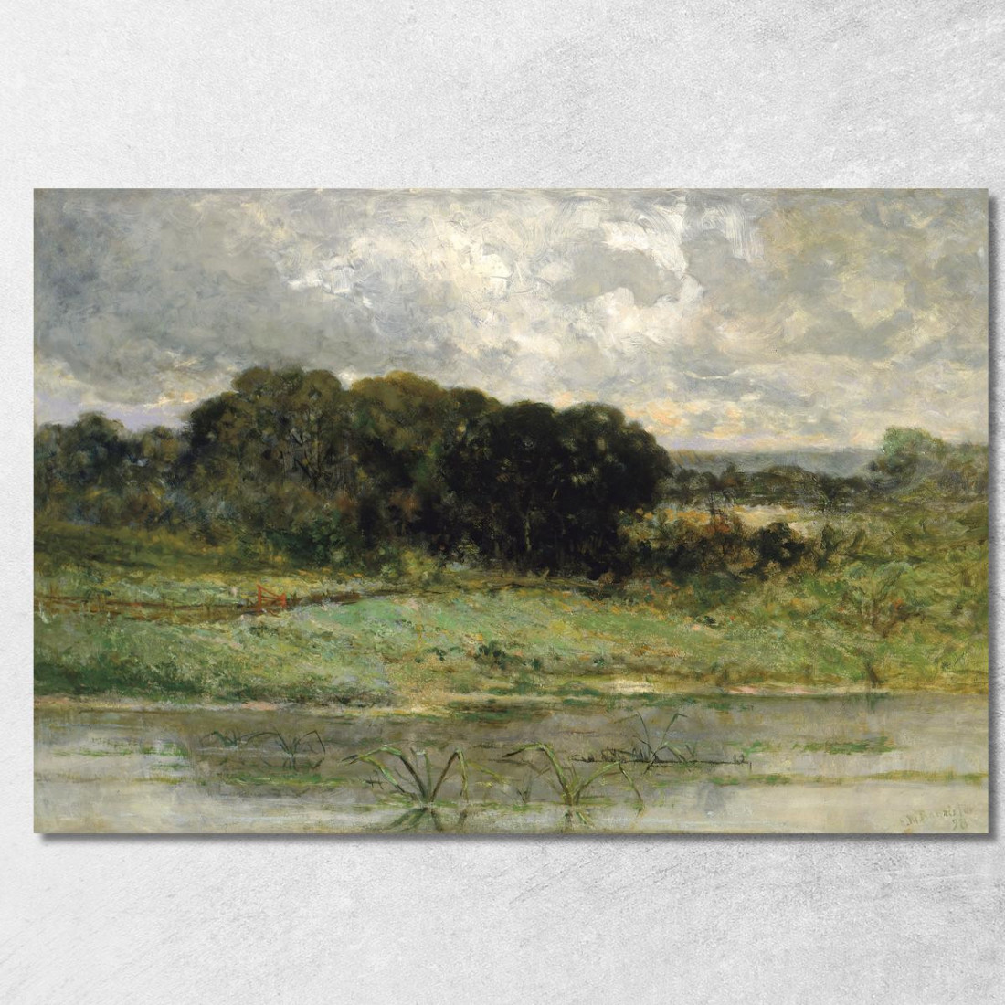 Terra Paludosa Edward Mitchell Bannister emb33 quadro stampato su tela