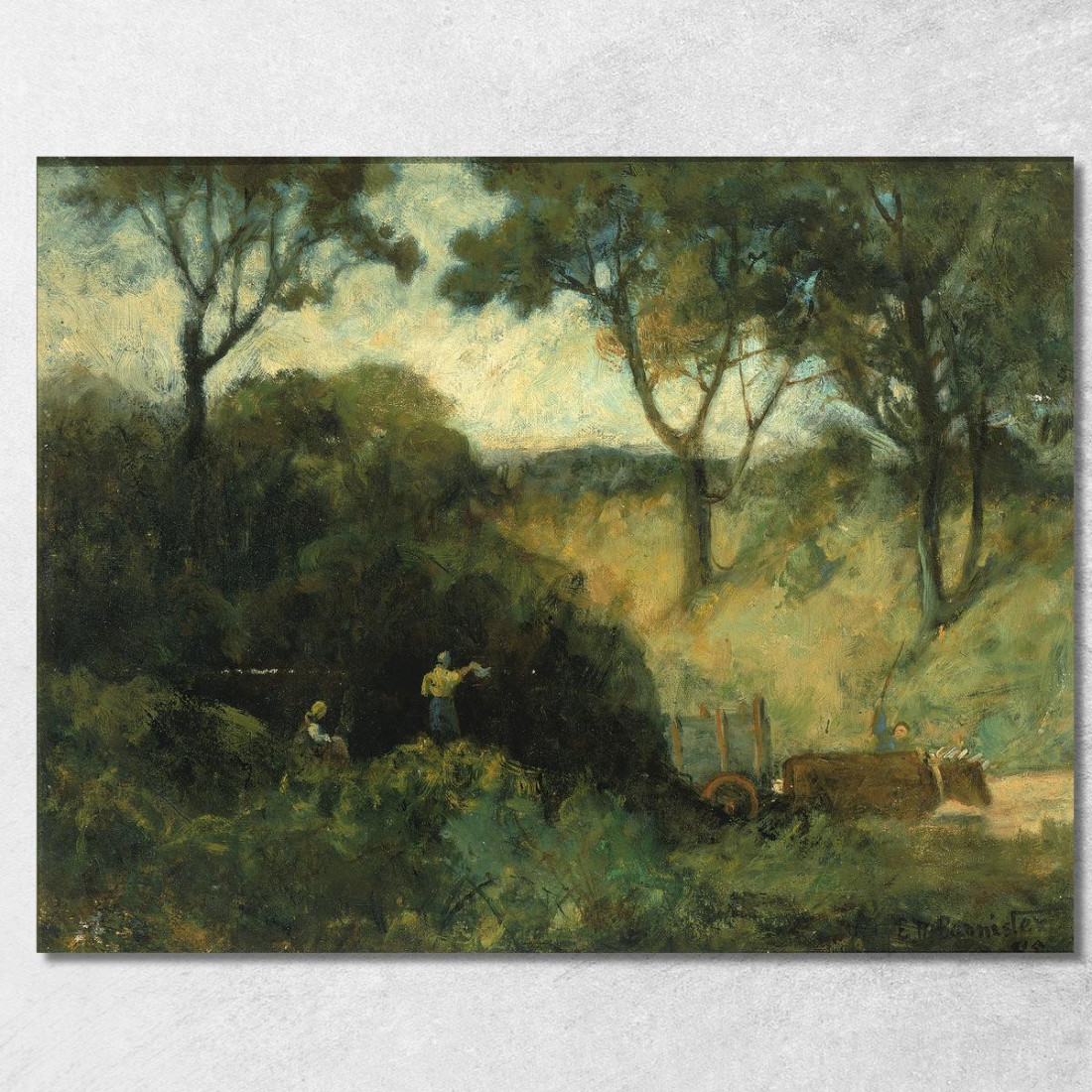 Il Saluto Edward Mitchell Bannister emb37 quadro stampato su tela