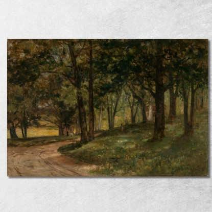 Paesaggio Con Alberi Edward Mitchell Bannister emb52 quadro stampato su tela