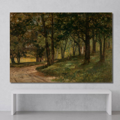Paesaggio Con Alberi Edward Mitchell Bannister emb52 quadro stampato su tela