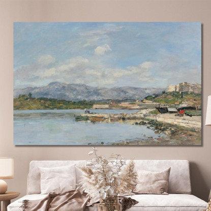 Antibes Il Forte Carré Eugène Boudin ebd4 quadro stampato su tela