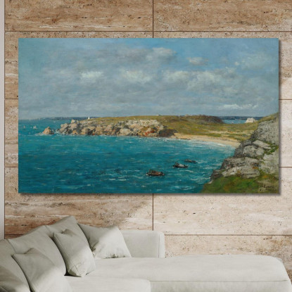 Camaret La Punta Di Toulinguet Eugène Boudin ebd23 quadro stampato su tela