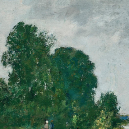 Sentiero Animato Lungo Il Fiume Eugène Boudin ebd27 quadro stampato su tela