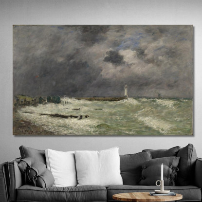 Colpo Di Vento Davanti Al Frascati Le Havre Eugène Boudin ebd31 quadro stampato su tela