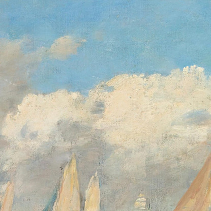 L’Uscita Delle Barche A Trouville Eugène Boudin ebd66 quadro stampato su tela